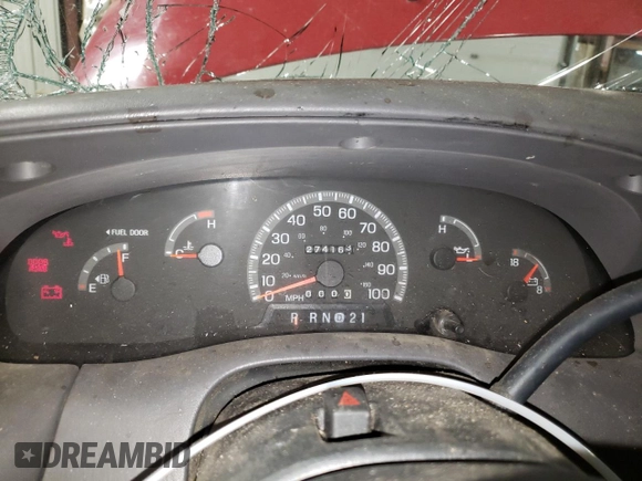 1997 Ford F-150 XL with VIN 1FTDX18W5VND41464, listed as a Copart auction lot 47250025 with 274,163 mi miles and Salvage Title. Bid and sale history available at carsss.com. Image 9.