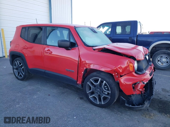 2020 Jeep Renegade Jeepster with VIN ZACNJAAB2LPM01621, listed as a Copart auction lot 76978103 with Not provided miles and . Bid and sale history available at DreamBid. Image 4.