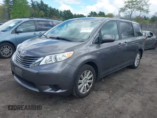 2017 Toyota Sienna LE with VIN 5TDJZ3DC5HS182934, listed as a IAAI auction lot 42202318 with 57,798 mi miles and . Bid and sale history available at DreamBid. Image 17.