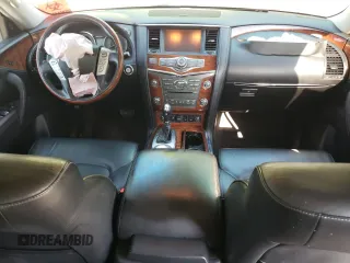 2015 Infiniti QX80 with VIN JN8AZ2NE9F9080157, listed as a Copart auction lot 65345124 with 126,394 mi miles and Salvage Title. Bid and sale history available at carsss.com. Image 8.