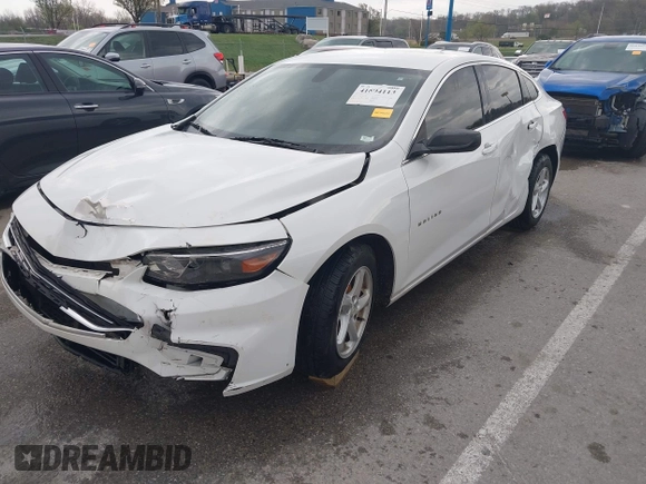 2017 Chevrolet Malibu LS with VIN 1G1ZB5ST6HF141436, listed as a IAAI auction lot 41894113 with 154,521 mi miles and . Bid and sale history available at carsss.com. Image 6.