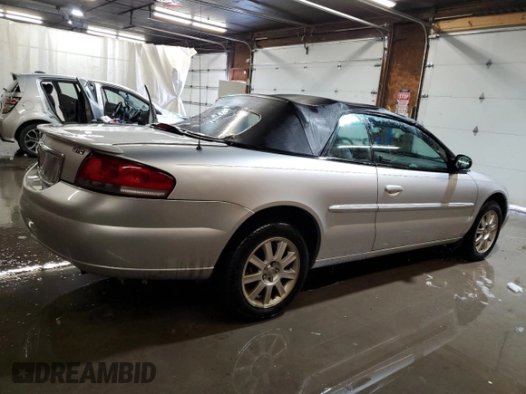 2004 Chrysler Sebring GTC z VIN 1C3EL75R54N327309, wystawiony jako Copart lot #46127865 z przebiegiem 120 715 mil mil oraz Szkoda całkowita • Salvage title. Historia ofert i sprzedaży dostępna na DreamBid. Obrazek 3.