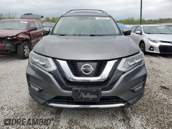 2017 Nissan Rogue S with VIN JN8AT2MV1HW017111, listed as a Copart auction lot 52880605 with 100,735 mi miles and Salvage Title. Bid and sale history available at carsss.com. Image 5.