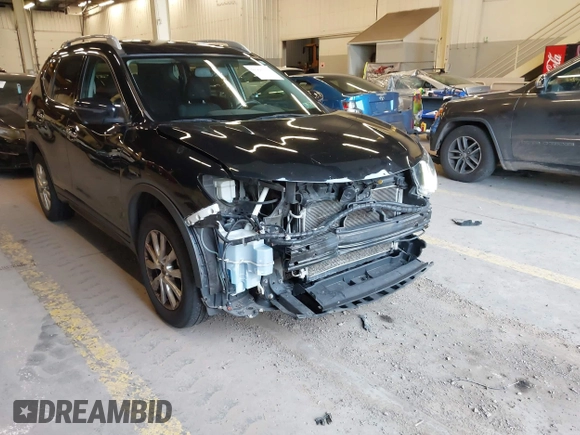 2017 Nissan Rogue SL with VIN 5N1AT2MV1HC752891, listed as a IAAI auction lot 41993353 with 95,948 mi miles. Bid and sale history available at carsss.com. Image 18.