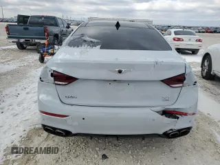 2020 Genesis G80 Sport with VIN KMTFN4JB8LU337890, listed as a Copart auction lot 88788385 with 37,332 mi miles and Salvage title. Bid and sale history available at DreamBid. Image 6.