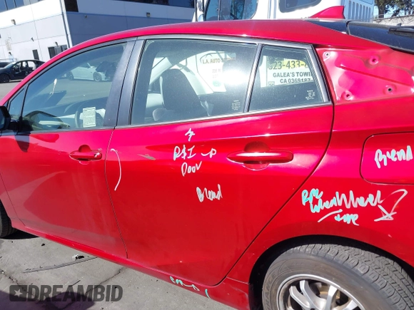 2017 Toyota Prius Two with VIN JTDKBRFU7H3566703, listed as a IAAI auction lot 41937815 with 85,354 mi miles and . Bid and sale history available at carsss.com. Image 14.