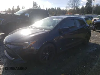 2022 Toyota Corolla Hatchback SE with VIN JTND4MBE5N3147177, listed as a Copart auction lot 79279194 with 38,593 mi miles and Salvage Title. Bid and sale history available at carsss.com. Image 1.