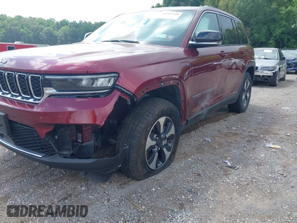 2023 Jeep Grand Cherokee with VIN 1C4RJYB60PC649357, listed as a IAAI auction lot 42707549 with 50,441 mi miles and . Bid and sale history available at DreamBid. Image 6.