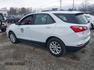 2019 Chevrolet Equinox LS with VIN 2GNAXHEV7K6196958, listed as a IAAI auction lot 41827710 with 108,738 mi miles. Bid and sale history available at carsss.com. Image 3.