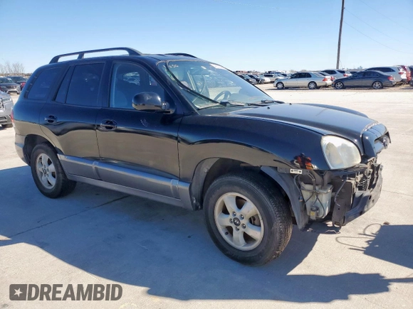 2005 Hyundai Santa Fe GLS with VIN KM8SC13DX5U878941, listed as a Copart auction lot 48025495 with 204,280 mi miles and Clean Title. Bid and sale history available at carsss.com. Image 4.