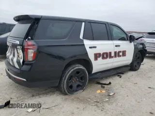 2022 Chevrolet Tahoe with VIN 1GBSCLED2NR317444, listed as a Copart auction lot 43927155 with 25,409 mi miles and Salvage title. Bid and sale history available at DreamBid. Image 3.
