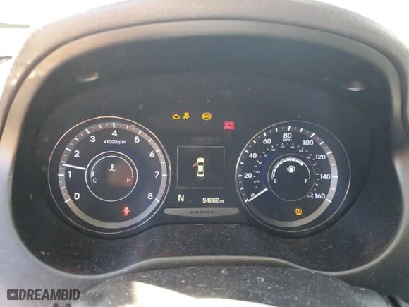2015 Hyundai Azera with VIN KMHFG4JG2FA465631, listed as a Copart auction lot 68119514 with 94,862 mi miles and Salvage Title. Bid and sale history available at carsss.com. Image 9.