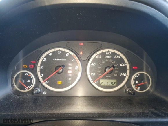 2003 Honda CR-V EX with VIN JHLRD78883C008593, listed as a Copart auction lot 44469335 with 211,192 mi miles and Salvage Title. Bid and sale history available at carsss.com. Image 9.