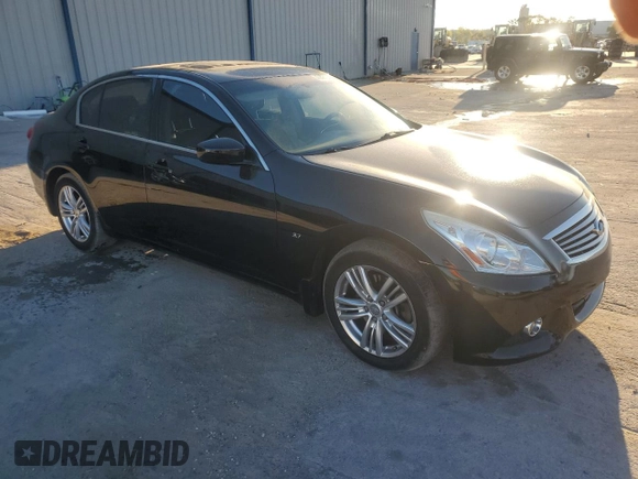 2015 Infiniti Q40 with VIN JN1CV6AR0FM651387, listed as a Copart auction lot 48626275 with 91,100 mi miles and Salvage Title. Bid and sale history available at carsss.com. Image 4.