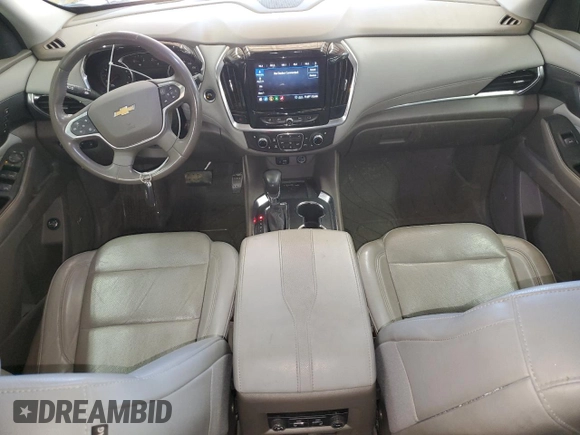 2021 Chevrolet Traverse Premier with VIN 1GNERKKWXMJ149466, listed as a Copart auction lot 48322655 with 94,650 mi miles and Salvage Title. Bid and sale history available at carsss.com. Image 8.
