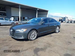 2013 Audi A6 2.0T Premium Plus with VIN WAUGFAFC3DN135693, listed as a IAAI auction lot 41622918 with 154,102 mi miles. Bid and sale history available at carsss.com. Image 2.
