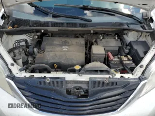 2012 Toyota Sienna LE with VIN 5TDJK3DC0CS043968, listed as a Copart auction lot 72185614 with 166,194 mi miles and Salvage Title. Bid and sale history available at carsss.com. Image 12.