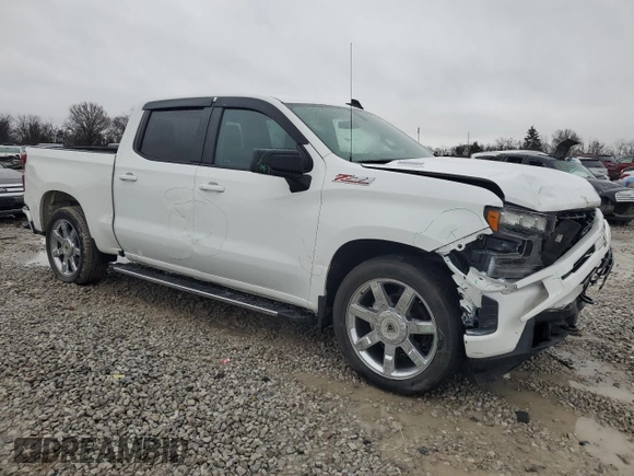 2021 Chevrolet Silverado 1500 RST with VIN 1GCUYEET3MZ437972, listed as a Copart auction lot 82856774 with 64,978 mi miles and Salvage Title. Bid and sale history available at carsss.com. Image 4.