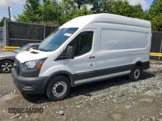 2021 Ford Transit Cargo z VIN 1FTBR1X82MKA08353, wystawiony jako Copart lot #58431105 z przebiegiem 100 195 mil mil oraz Szkoda całkowita • Salvage title. Historia ofert i sprzedaży dostępna na DreamBid. Obrazek 1.