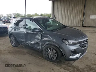 2020 Buick Encore GX Essence with VIN KL4MMFS28LB126309, listed as a Copart auction lot 55036685 with 51,537 mi miles and Salvage title. Bid and sale history available at DreamBid. Image 4.
