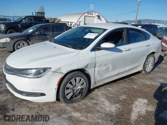 2016 Chrysler 200 Touring z VIN 1C3CCCFB1GN123192, wystawiony jako IAAI lot #41427718 z przebiegiem 87 396 mil mil oraz . Historia ofert i sprzedaży dostępna na DreamBid. Obrazek 2.