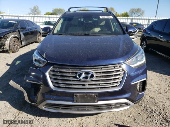 2017 Hyundai Santa Fe Limited Ultimate with VIN KM8SRDHFXHU190114, listed as a Copart auction lot 50298055 with 119,679 mi miles and Salvage Title. Bid and sale history available at carsss.com. Image 5.