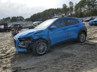 2019 Hyundai Kona SEL with VIN KM8K62AA8KU365494, listed as a Copart auction lot 48213845 with NaN miles and Salvage Title. Bid and sale history available at carsss.com. Image 1.