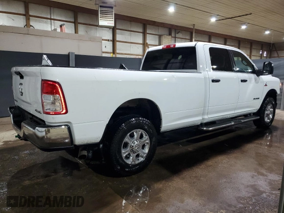 2023 Ram 2500 Big Horn with VIN 3C6UR5JL1PG632578, listed as a Copart auction lot 86005224 with 72,822 mi miles and Clean title. Bid and sale history available at DreamBid. Image 3.
