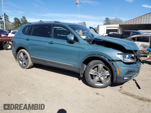 2021 Volkswagen Tiguan SE with VIN 3VV3B7AX8MM104042, listed as a Copart auction lot 53059115 with 44,219 mi miles and Salvage Title. Bid and sale history available at DreamBid. Image 4.