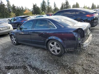 2002 Audi A4 3.0L with VIN WAULT68E82A134885, listed as a Copart auction lot 77650234 with 116,446 mi miles and Salvage Title. Bid and sale history available at carsss.com. Image 2.