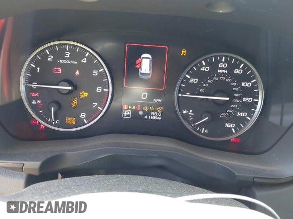2024 Subaru Ascent Onyx with VIN 4S4WMAHD5R3461441, listed as a IAAI auction lot 41860699 with 4,188 mi miles and . Bid and sale history available at DreamBid. Image 7.