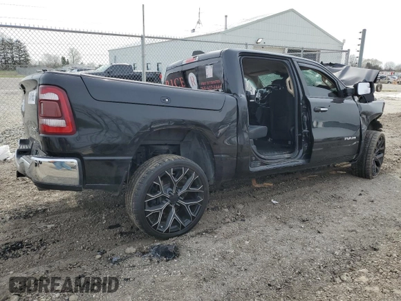 2019 Ram 1500 Big Horn with VIN 1C6SRFFT4KN778835, listed as a Copart auction lot 53491685 with Not provided miles and Non repairable. Bid and sale history available at DreamBid. Image 3.