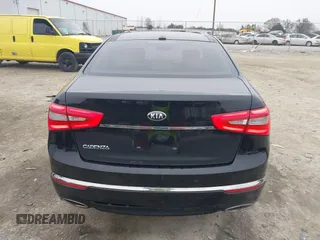 2015 Kia Cadenza Premium with VIN KNALN4D70F5177461, listed as a IAAI auction lot 41382190 with 214,538 mi miles. Bid and sale history available at carsss.com. Image 16.