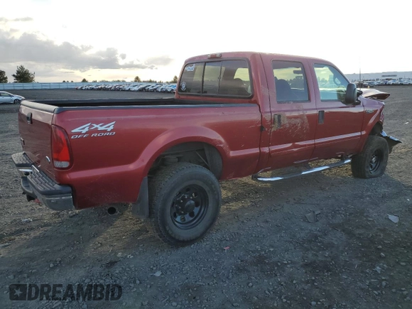 2001 Ford Super Duty F-250 XL with VIN 1FTNW21SX1EA47184, listed as a Copart auction lot 78271604 with 132,024 mi miles and Salvage Title. Bid and sale history available at carsss.com. Image 3.