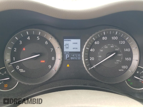 2011 Infiniti M37 with VIN JN1BY1AR7BM373474, listed as a Copart auction lot 78439854 with 147,235 mi miles and Salvage Title. Bid and sale history available at carsss.com. Image 9.