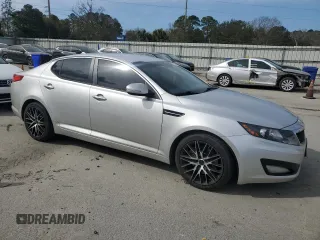 2011 Kia Optima EX with VIN KNAGN4A65B5094275, listed as a Copart auction lot 47692835 with 290,512 mi miles and Salvage Title. Bid and sale history available at carsss.com. Image 4.