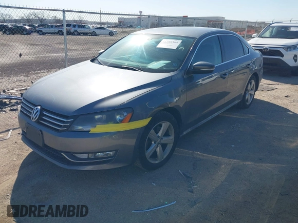 2015 Volkswagen Passat S with VIN 1VWAS7A38FC116213, listed as a IAAI auction lot 41749385 with 169,599 mi miles and . Bid and sale history available at DreamBid. Image 2.