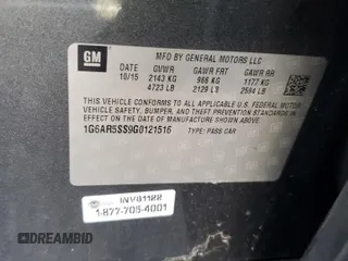 2016 Cadillac CTS Luxury Collection RWD z VIN 1G6AR5SS9G0121516, wystawiony jako Copart lot #73393774 z przebiegiem Nie podano mil oraz Szkoda całkowita • Salvage title. Historia ofert i sprzedaży dostępna na DreamBid. Obrazek 12.