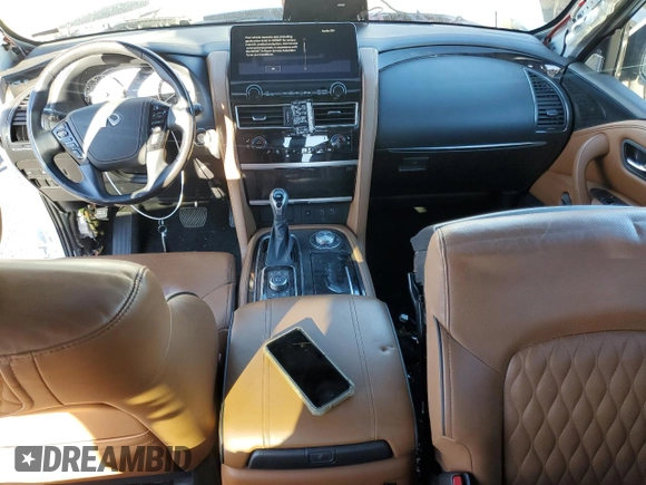 2022 Infiniti QX80 SENSORY with VIN JN8AZ2BEXN9291256, listed as a Copart auction lot 77907584 with 36,254 mi miles and Salvage Title. Bid and sale history available at carsss.com. Image 8.