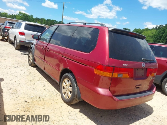 2003 Honda Odyssey EX with VIN 5FNRL18663B021888, listed as a IAAI auction lot 42343770 with 261,998 mi miles and . Bid and sale history available at DreamBid. Image 3.