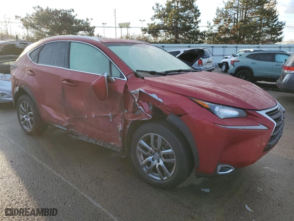 2016 Lexus NX 200t with VIN JTJBARBZ4G2090318, listed as a Copart auction lot 46535695 with 123,044 mi miles and Salvage Title. Bid and sale history available at carsss.com. Image 4.