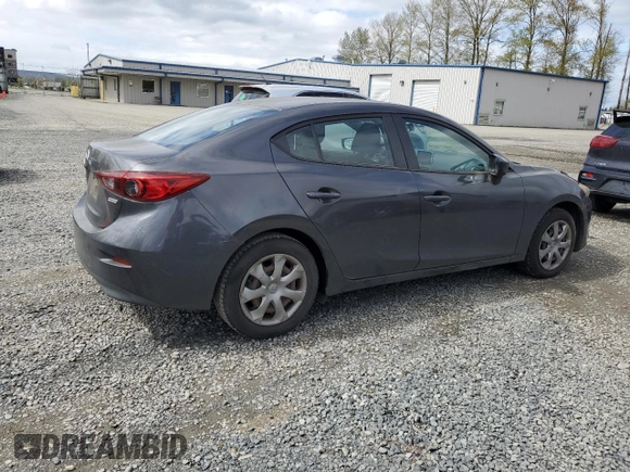 2015 Mazda 3 i Sport with VIN JM1BM1U79F1245845, listed as a Copart auction lot 52589195 with 90,216 mi miles and Salvage Title. Bid and sale history available at DreamBid. Image 3.