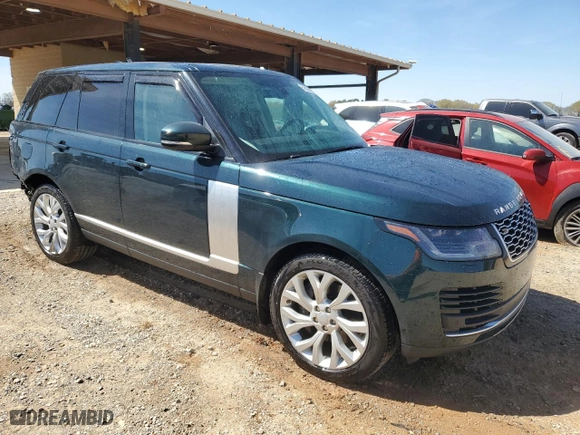 2019 Land Rover Range Rover with VIN SALGS2RE9KA520996, listed as a Copart auction lot 50520845 with 108,261 mi miles and Salvage Title. Bid and sale history available at carsss.com. Image 4.