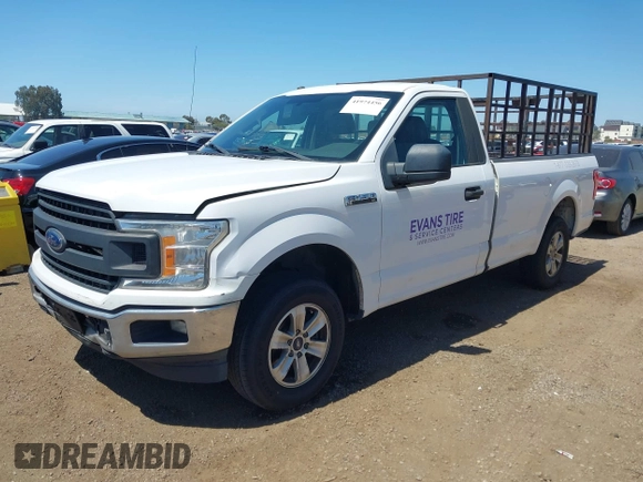 2018 Ford F-150 XL with VIN 1FTNF1CG9JKC41855, listed as a IAAI auction lot 41974456 with 330,339 mi miles and . Bid and sale history available at DreamBid. Image 2.