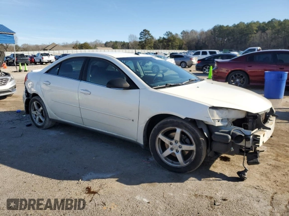 2008 Pontiac G6 with VIN 1G2ZG57N684103482, listed as a Copart auction lot 46372455 with 282,716 mi miles and Salvage Title. Bid and sale history available at carsss.com. Image 4.