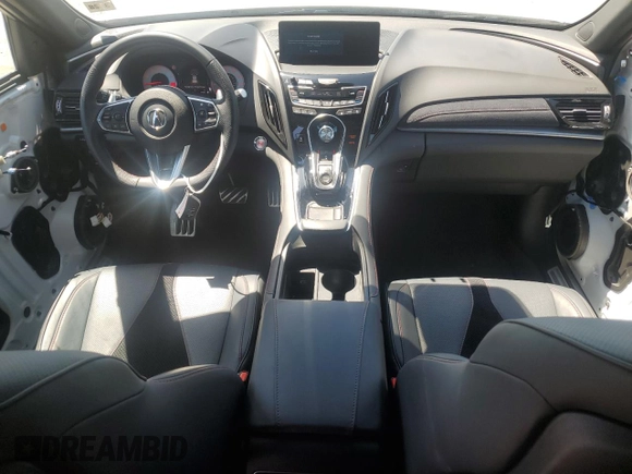 2023 Acura RDX w/A-Spec Package with VIN 5J8TC2H63PL000643, listed as a Copart auction lot 55419785 with 45,613 mi miles and Salvage Title. Bid and sale history available at carsss.com. Image 8.