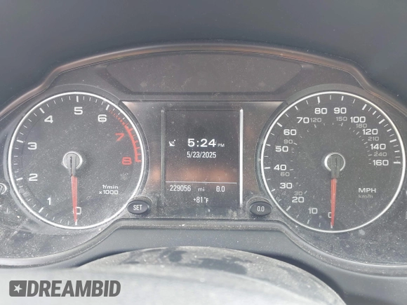 2013 Audi Q5 Premium Plus with VIN WA1LFAFP9DA101022, listed as a IAAI auction lot 42143862 with 229,056 mi miles and . Bid and sale history available at DreamBid. Image 7.
