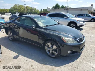 2010 Lexus IS 250C with VIN JTHFF2C28A2507556, listed as a Copart auction lot 69057534 with 137,051 mi miles and Salvage Title. Bid and sale history available at carsss.com. Image 4.