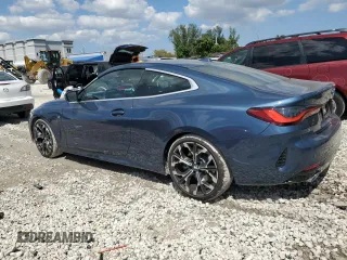 2025 BMW 4 Series 430i with VIN WBA43DA07SCU37586, listed as a Copart auction lot 52437105 with 812 mi miles and Salvage title. Bid and sale history available at DreamBid. Image 2.