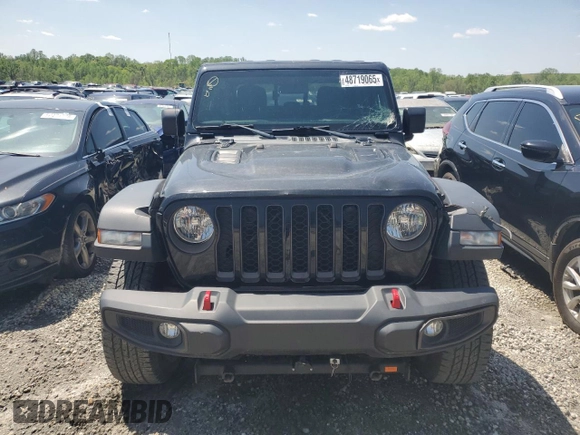 2021 Jeep Gladiator Rubicon with VIN 1C6JJTBG0ML507537, listed as a Copart auction lot 48719065 with 41,445 mi miles and Salvage title. Bid and sale history available at DreamBid. Image 5.